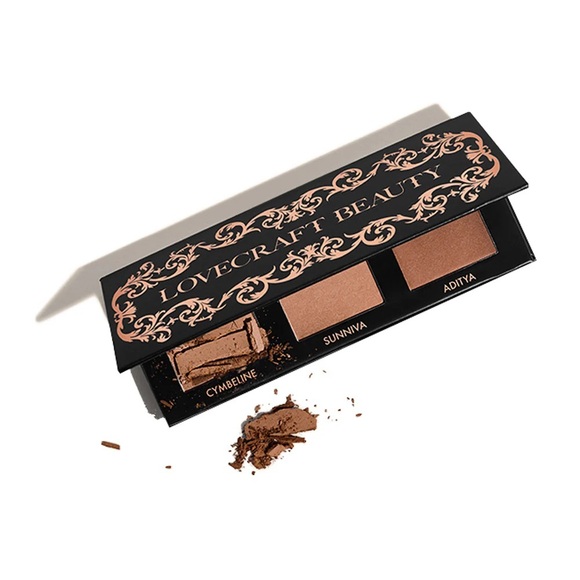 Lovecraft Beauty Bronzer Palette with shades Cymbeline, Sunniva, Aditya - Picture 5 of 16